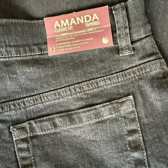 Gloria Vanderbilt Amanda classic fit tapered Jeans - Picture 4 of 4